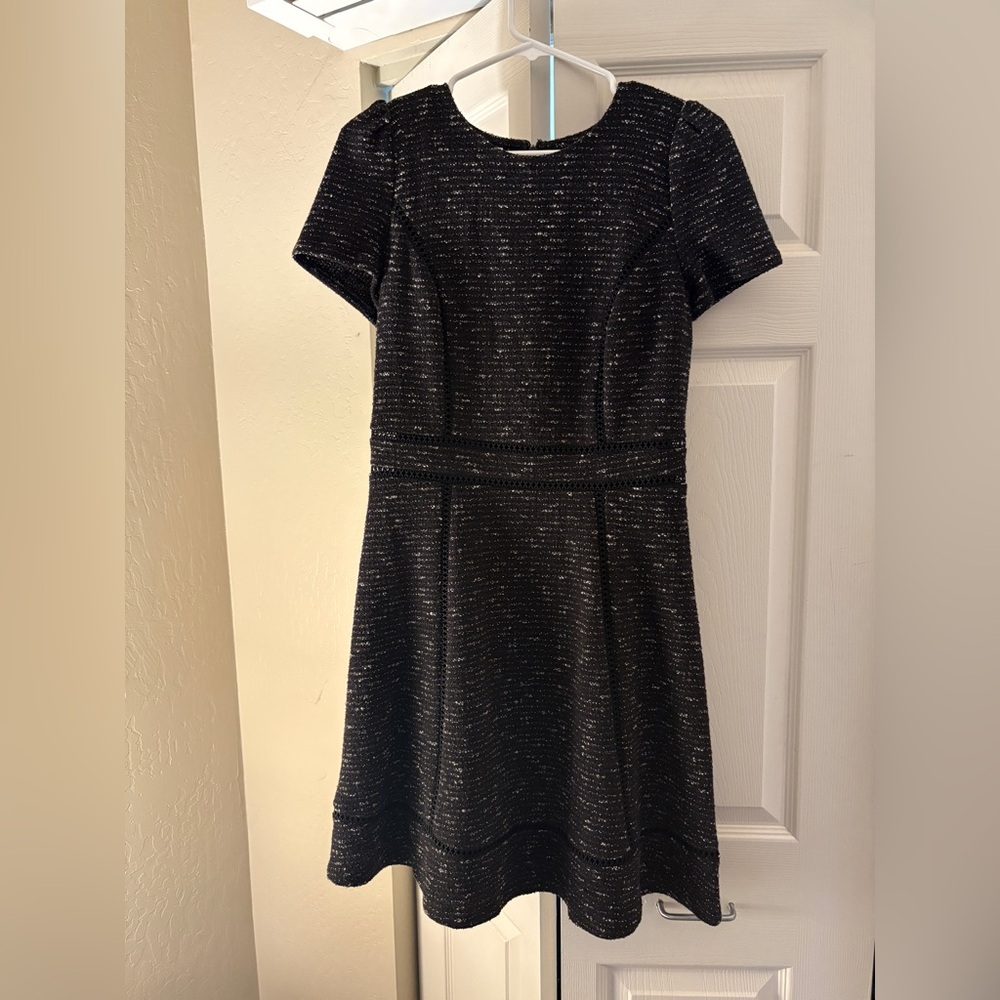 Karl Lagerfeld Black Tweed Dress - Picture 4 of 5